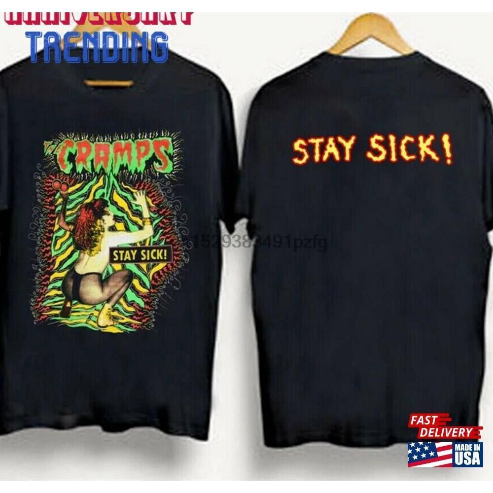 The Cramps 1990 Stay Sick Tshirt Shirt Tour   2 Sided